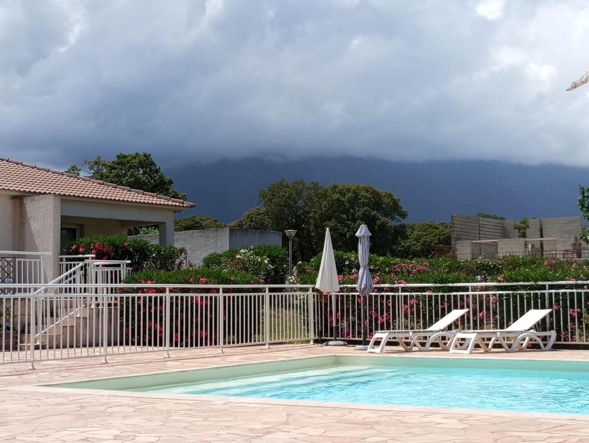 Villa Climatisee A Nuciola Prunete Entre Mer, Montagne Et Piscine Cervione Bagian luar foto
